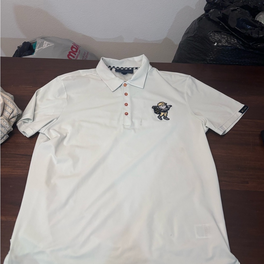 Malbon x adidas golf polo
